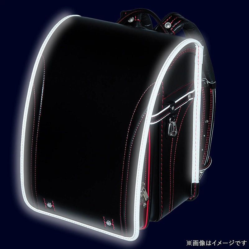 フィットちゃんランドセル グッドボーイDX(クロ×アカステッチ) 安ピカッタイプ＋楽ッション　