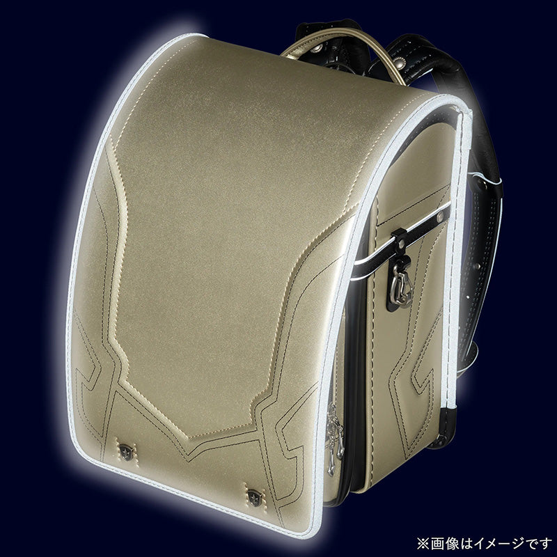 フィットちゃんランドセル ハンサムボーイ楽ッション(ゴールド×メタルグレー) 安ピカッタイプ＋楽ッション