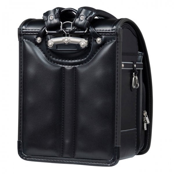 【3月1日販売開始】フィットちゃんランドセル タフボーイDX(クロ×メタルグレー) 安ピカッタイプ＋楽ッション　