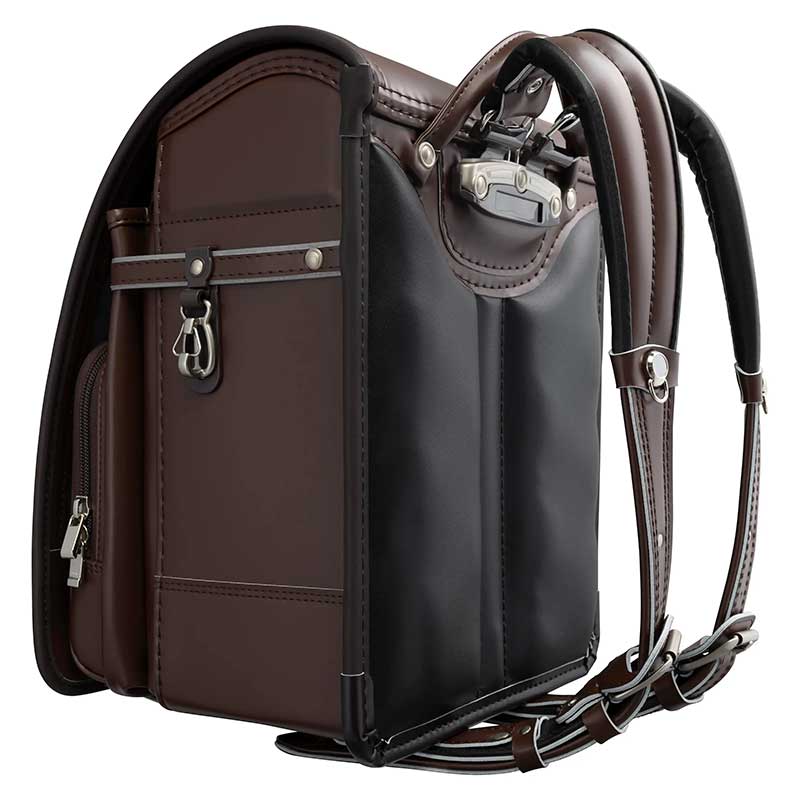 【3月1日販売開始】フィットちゃんランドセル タフボーイDX(ブラウン×チョコ) 安ピカッタイプ＋楽ッション　