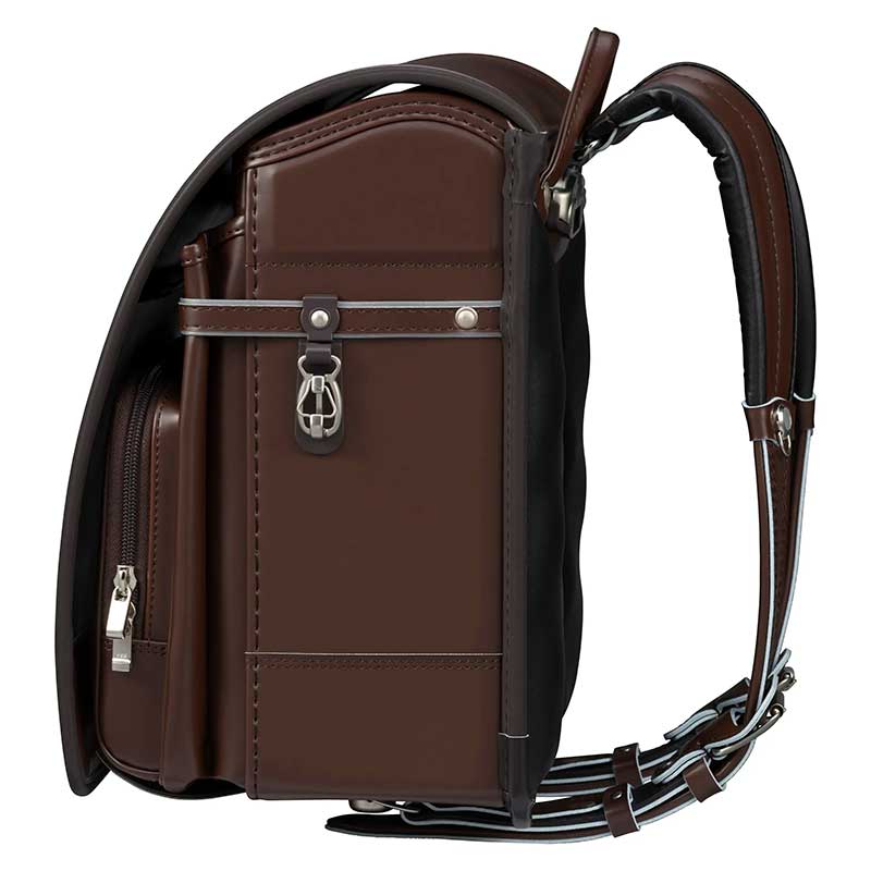 【3月1日販売開始】フィットちゃんランドセル タフボーイDX(ブラウン×チョコ) 安ピカッタイプ＋楽ッション　