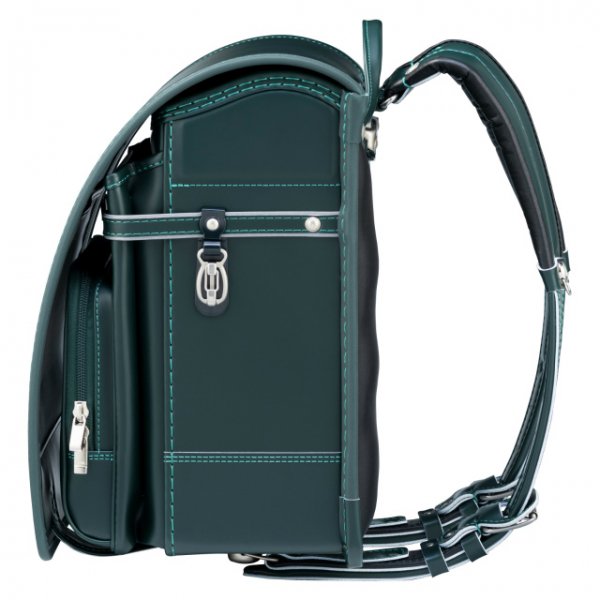 【3月1日販売開始】フィットちゃんランドセル タフボーイDX(グリーン×グリーン) 安ピカッタイプ＋楽ッション　