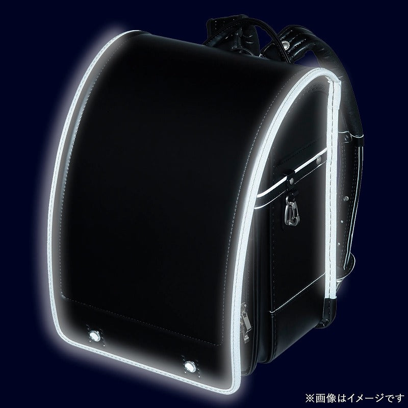 【3月1日販売開始】フィットちゃんランドセル タフボーイDX(クロ×メタルグレー) 安ピカッタイプ＋楽ッション　