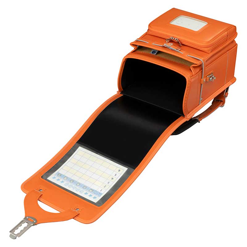 【3月1日販売開始】フィットちゃんランドセル タフボーイDX( オレンジ×オレンジ) 安ピカッタイプ＋楽ッション　