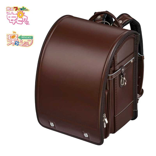 【3月1日販売開始】フィットちゃんランドセル タフボーイDX(ブラウン×チョコ) 安ピカッタイプ＋楽ッション　