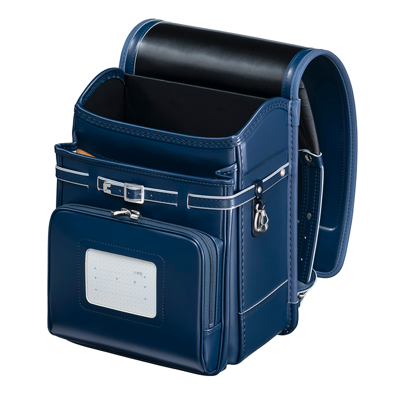 【3月1日販売開始】フィットちゃんランドセル タフボーイDX(ネイビーブルー×ネイビーブルー) 安ピカッタイプ＋楽ッション　