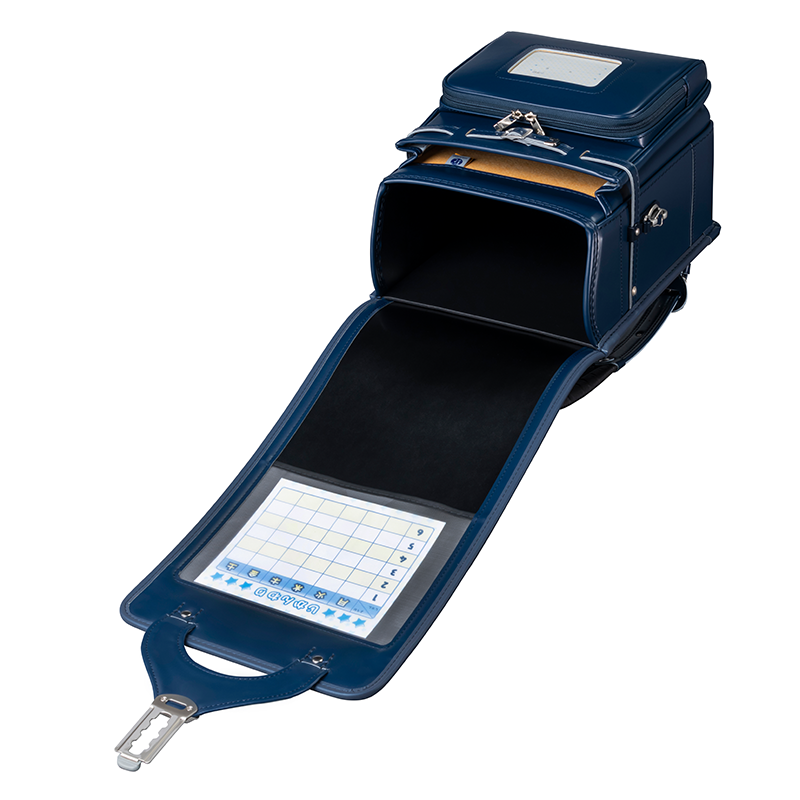 【3月1日販売開始】フィットちゃんランドセル タフボーイDX(ネイビーブルー×ネイビーブルー) 安ピカッタイプ＋楽ッション　