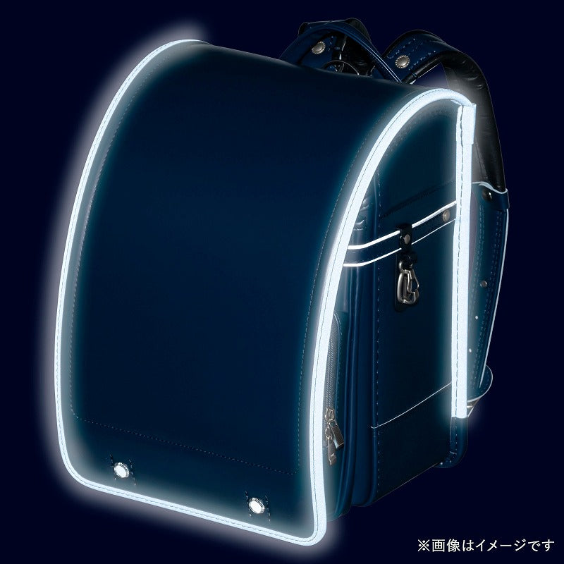 【3月1日販売開始】フィットちゃんランドセル タフボーイDX(ネイビーブルー×ネイビーブルー) 安ピカッタイプ＋楽ッション　