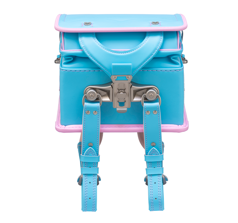 フィットちゃんランドセル あい・愛ティアラ(アクア×ベビーピンク) 安ピカッタイプ＋楽ッション