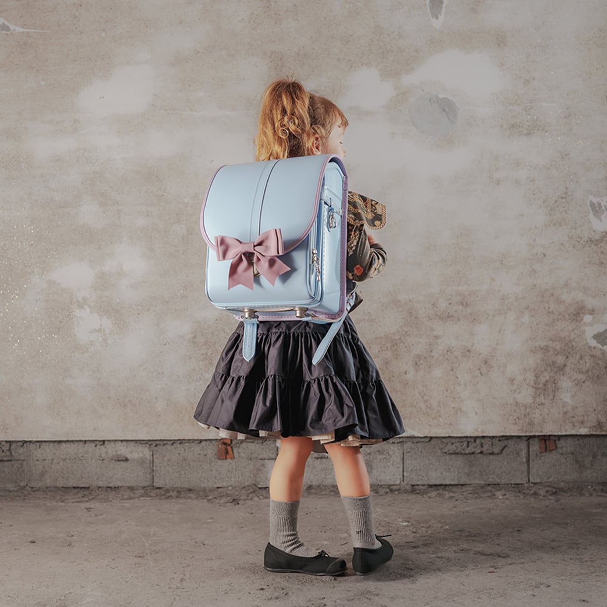 【3月1日販売開始】Oeuf＋ランドセル - Pale Blue（ペールブルー×ペールラベンダー）