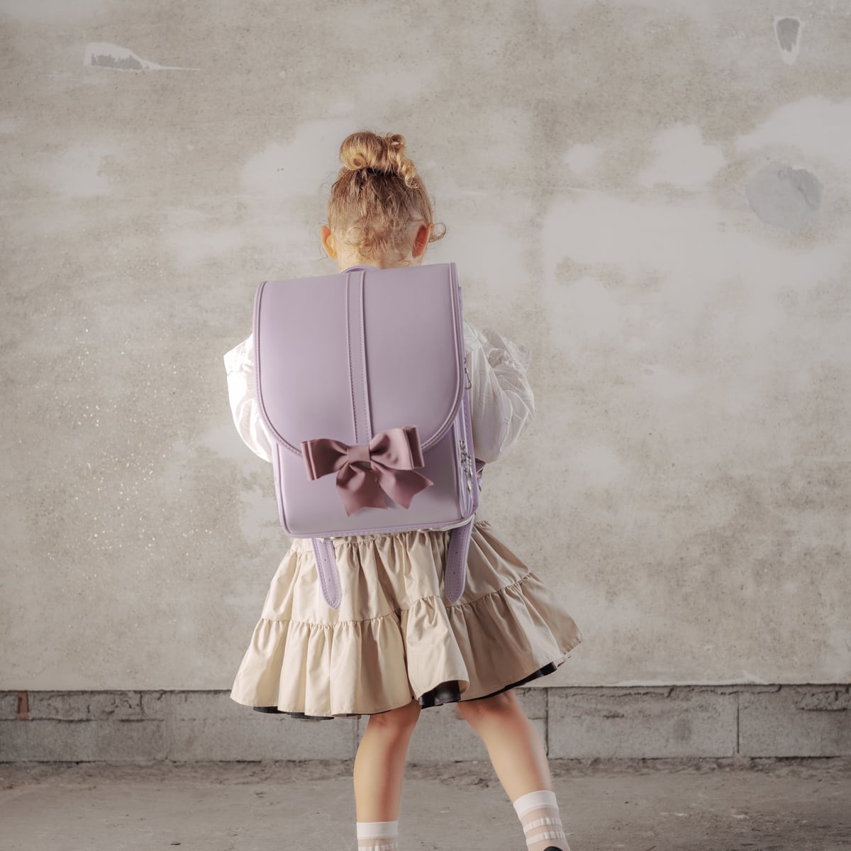 【3月1日販売開始】Oeuf＋ランドセル - Pale Lavender（ペールラベンダー×ペールラベンダー）