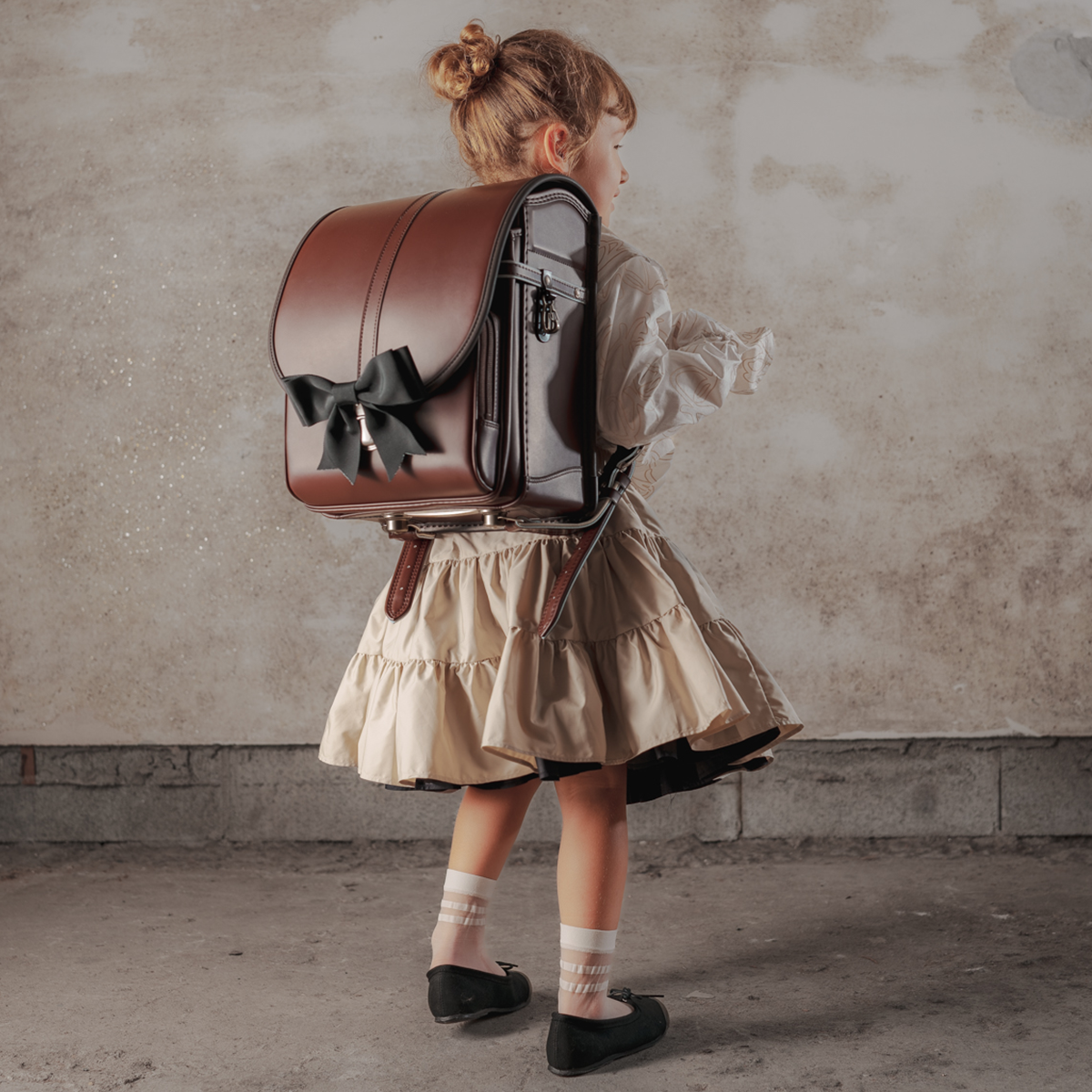 【3月1日販売開始】Oeuf＋ランドセル - Cocoa Brown（ココアブラウン×チョコ）