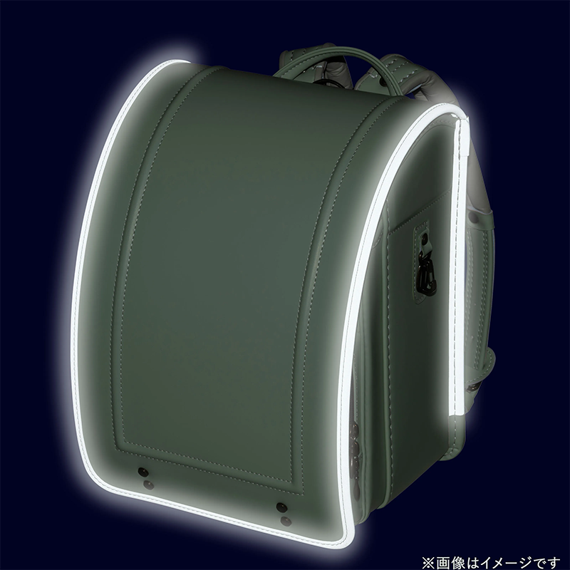 フィットちゃんランドセル ルーモ(ピスタチオグリーン×ピスタチオグリーン) 安ピカッタイプ＋楽ッション