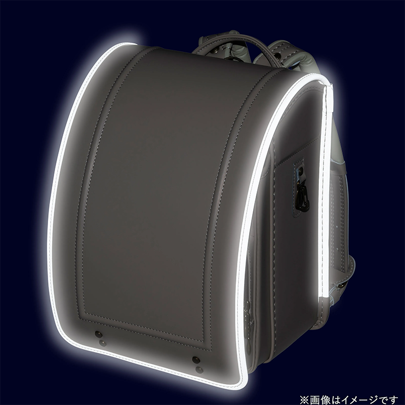 フィットちゃんランドセル ルーモ(スモークブラウン×スモークブラウン) 安ピカッタイプ＋楽ッション