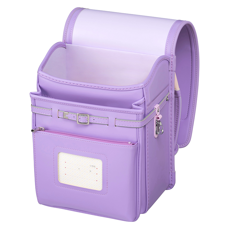 フィットちゃんランドセル フィットちゃんベーシックワイド(ラベンダー×ラベンダー) 安ピカッタイプ＋楽ッション
