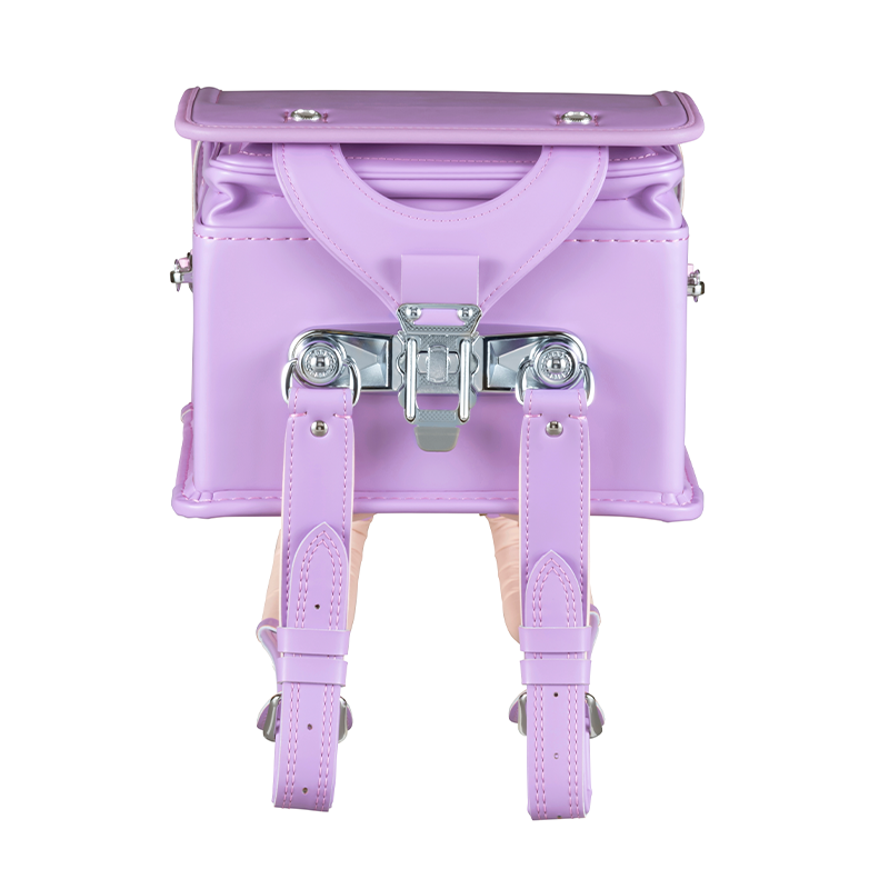 フィットちゃんランドセル フィットちゃんベーシックワイド(ラベンダー×ラベンダー) 安ピカッタイプ＋楽ッション