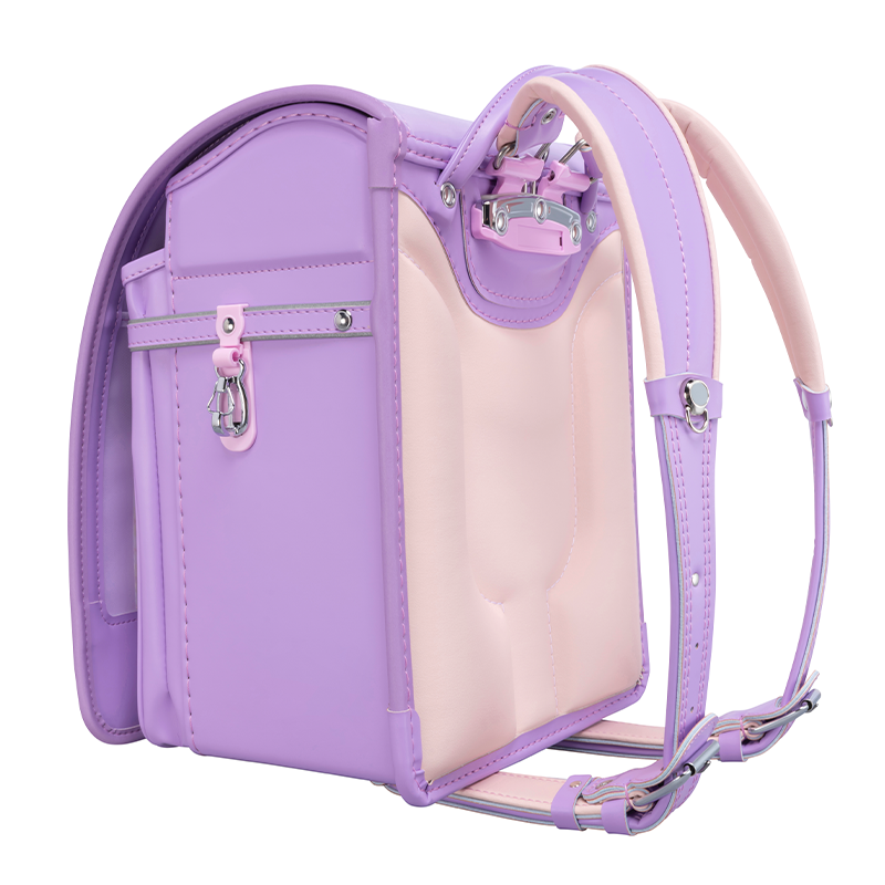 フィットちゃんランドセル フィットちゃんベーシックワイド(ラベンダー×ラベンダー) 安ピカッタイプ＋楽ッション
