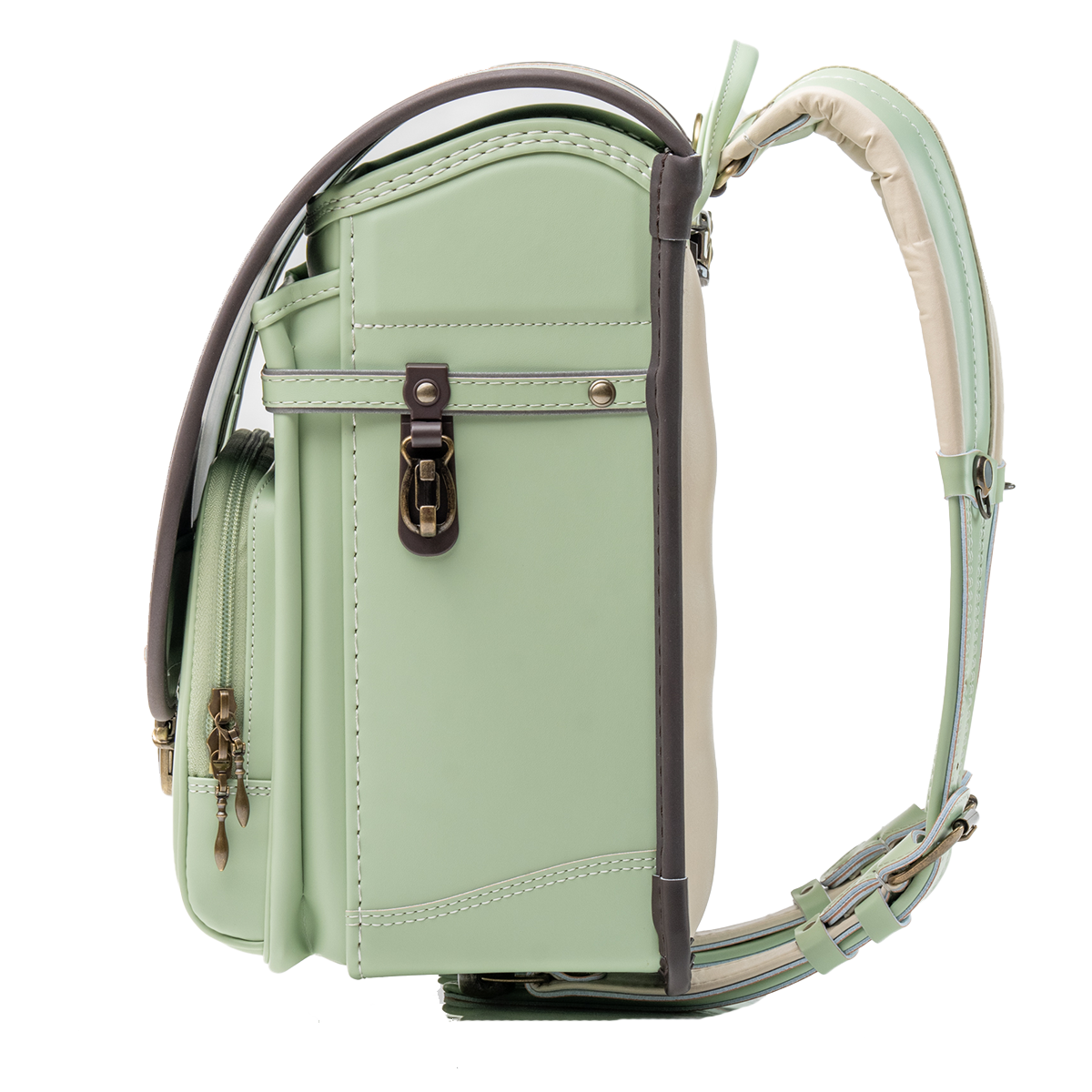 【3月1日販売開始】Oeuf＋ランドセル - Pistachio Green（ピスタチオグリーン×チョコ）