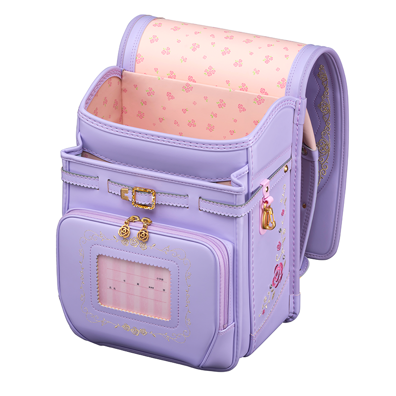 フィットちゃんランドセル ロイヤルローズ プルミエール (ペールラベンダー×ペールラベンダー) 安ピカッタイプ＋楽ッション