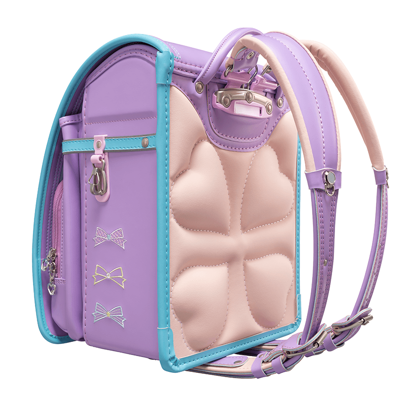 フィットちゃんランドセル パステルガール (ラベンダー×アクア) 安ピカッタイプ＋楽ッション