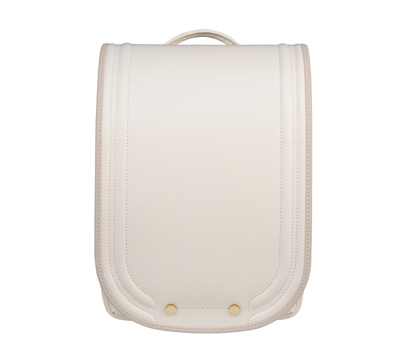 【3月1日販売開始】フィットちゃんランドセル シェルール（プラチナホワイト×ベージュ）安ピカッタイプ＋楽ッション