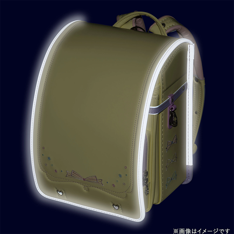 フィットちゃんランドセル パステルガール (ルミナスイエロー×ペールラベンダー) 安ピカッタイプ＋楽ッション