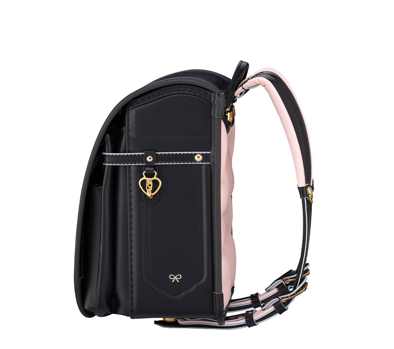 【3月1日販売開始】フィットちゃんランドセル シェルール（クロ×クロ）安ピカッタイプ＋楽ッション