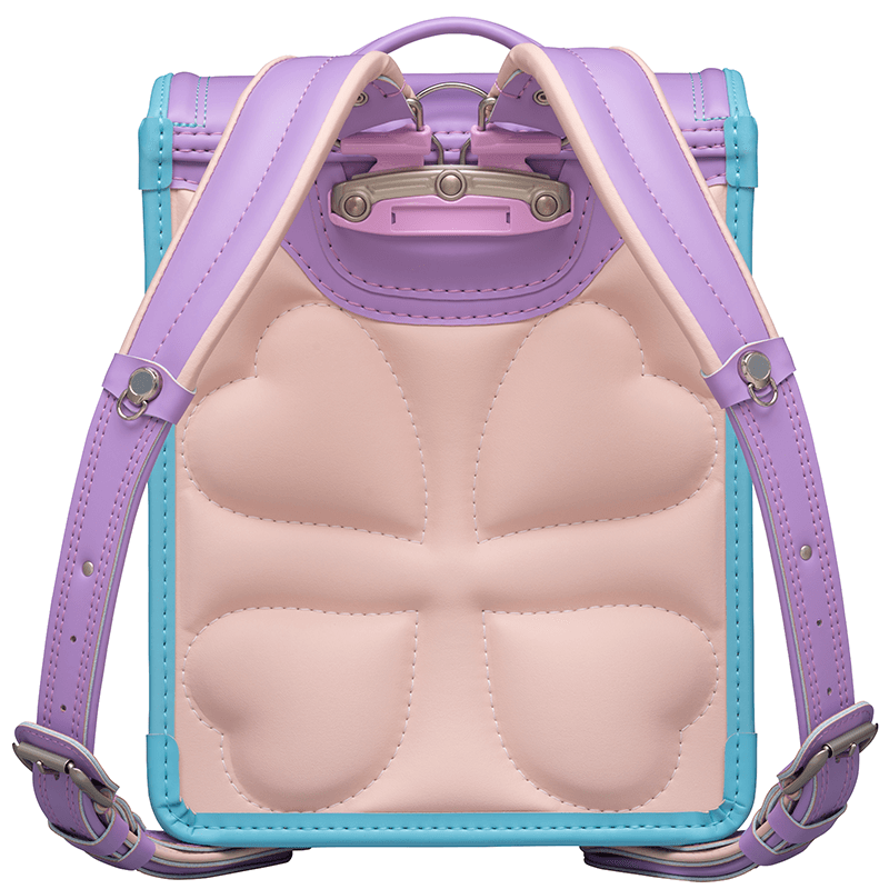 フィットちゃんランドセル パステルガール (ラベンダー×アクア) 安ピカッタイプ＋楽ッション