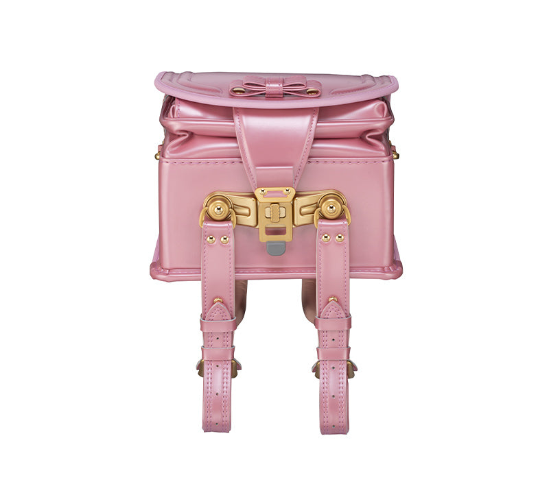 【3月1日販売開始】フィットちゃんランドセル シェルール（キャンディピンク×ベビーピンク）安ピカッタイプ＋楽ッション