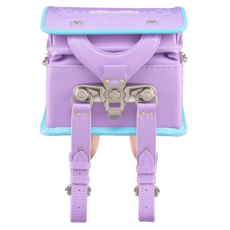 フィットちゃんランドセル パステルガール (ラベンダー×アクア) 安ピカッタイプ＋楽ッション