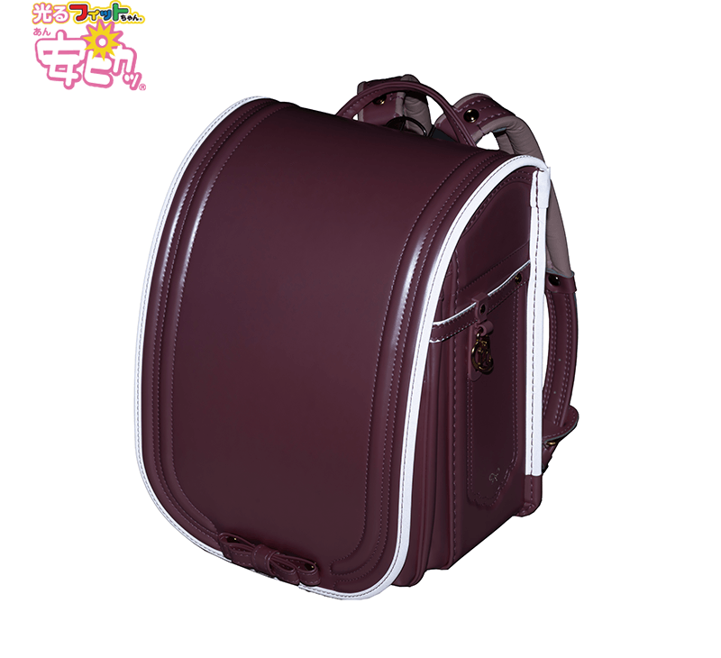 【3月1日販売開始】フィットちゃんランドセル シェルール（キャンディピンク×ベビーピンク）安ピカッタイプ＋楽ッション